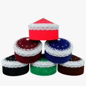 Buy Men’s Premium Muslim Cap -009 – Islamic Imam Turkish Prayer Koofi Hat Imama Style in Lahore Pakistan